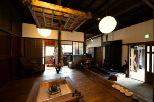 Irori no ma ( the room of a traditional Japanese hearth)